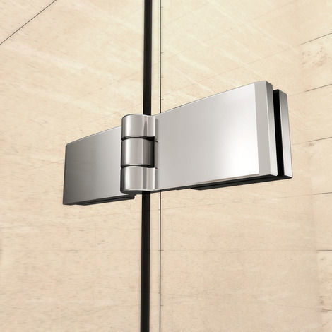 2-delig opvouwbaar badwand,inklapbaar douchescherm, badscherm, 5mm helder veiligheidsglas